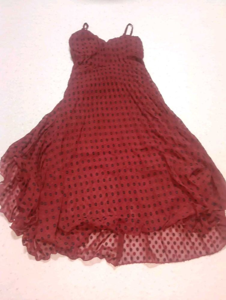 y2k sleeveless red dress