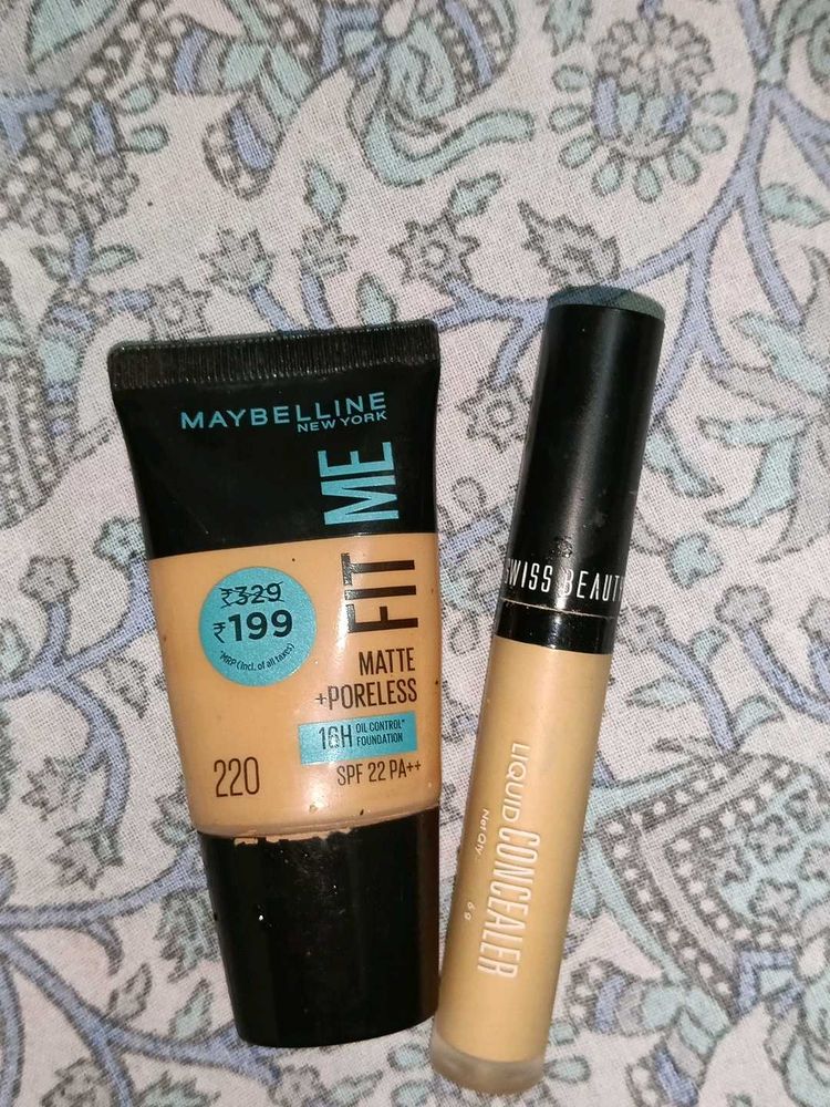 Maybelline Fit Me Foundation &amp; concealer
