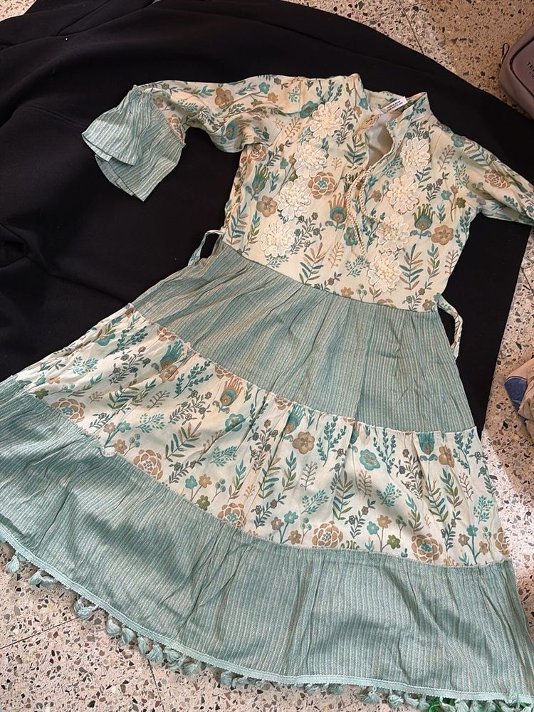 Boho Floral Tiered Maxi Dress