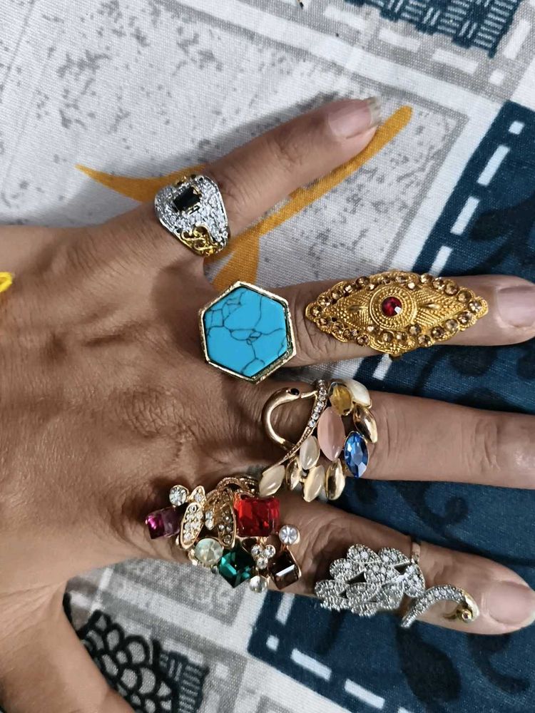 Assorted Fashion Rings combo