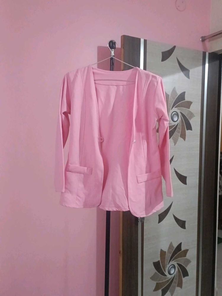 Chic Pink Blazer