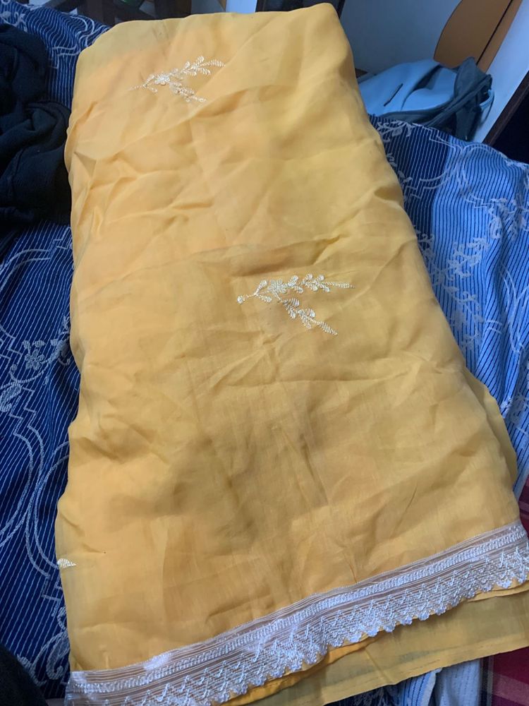 Beautiful Yellow Saree