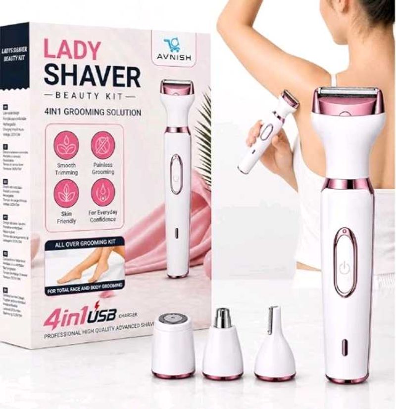 AVNISH 4-in-1 Lady Shaver / Multi Trimmer