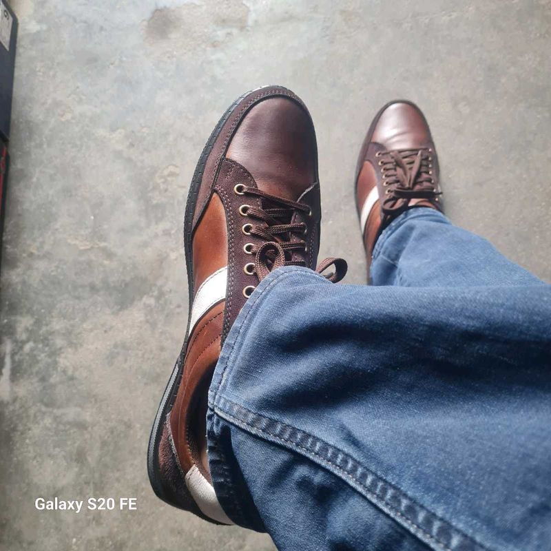 Leather Sneaker For Men's