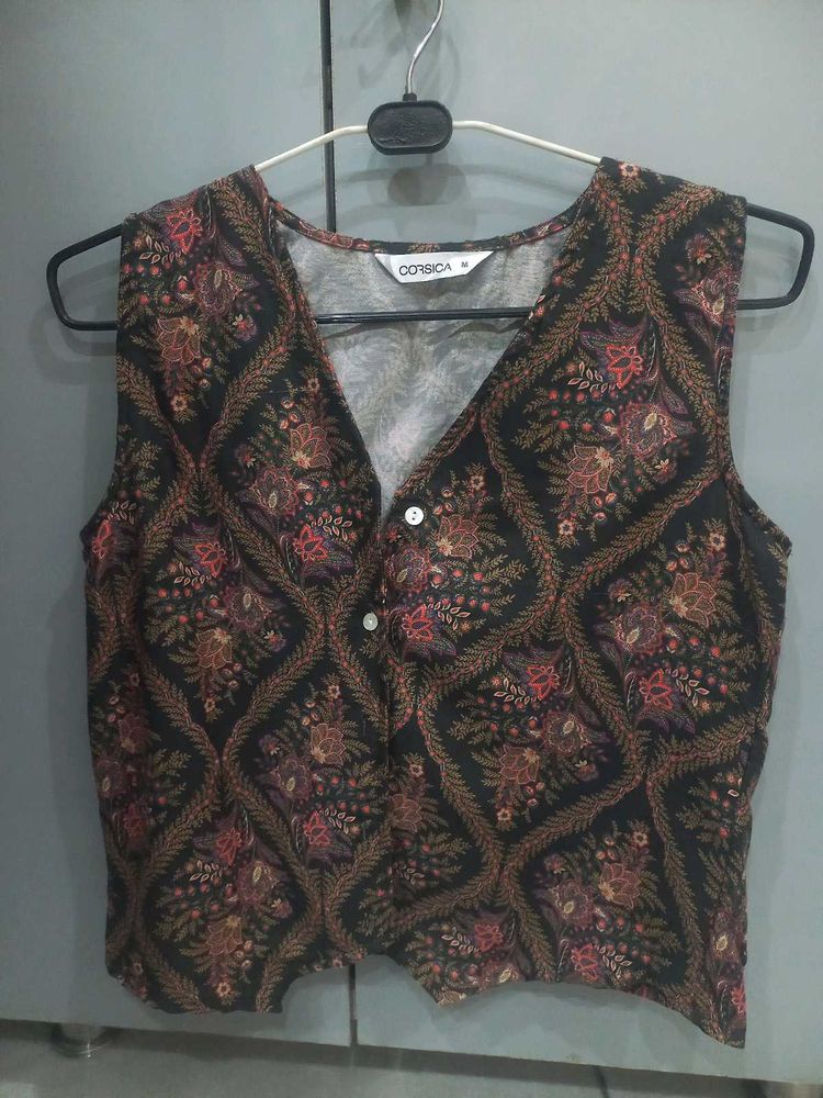 🌸 Corsica Women's Floral Printed Sleeveless Top