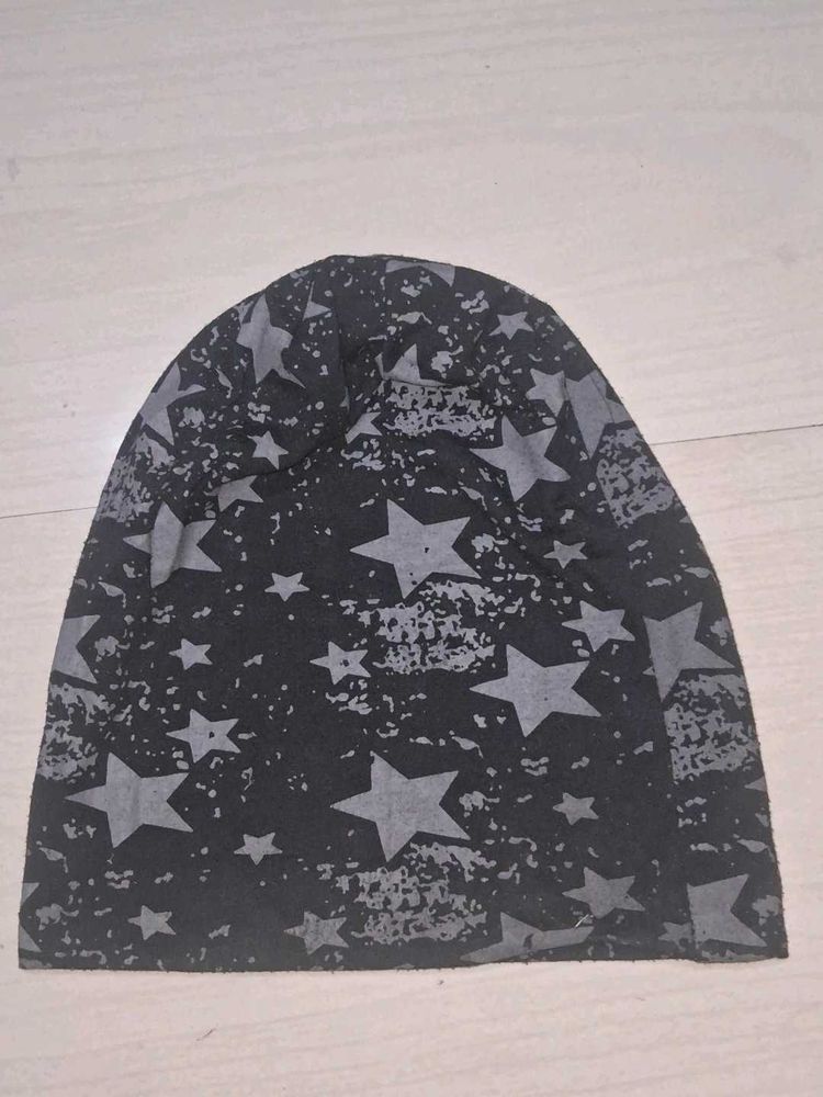Star Print Beanie Hat of 1