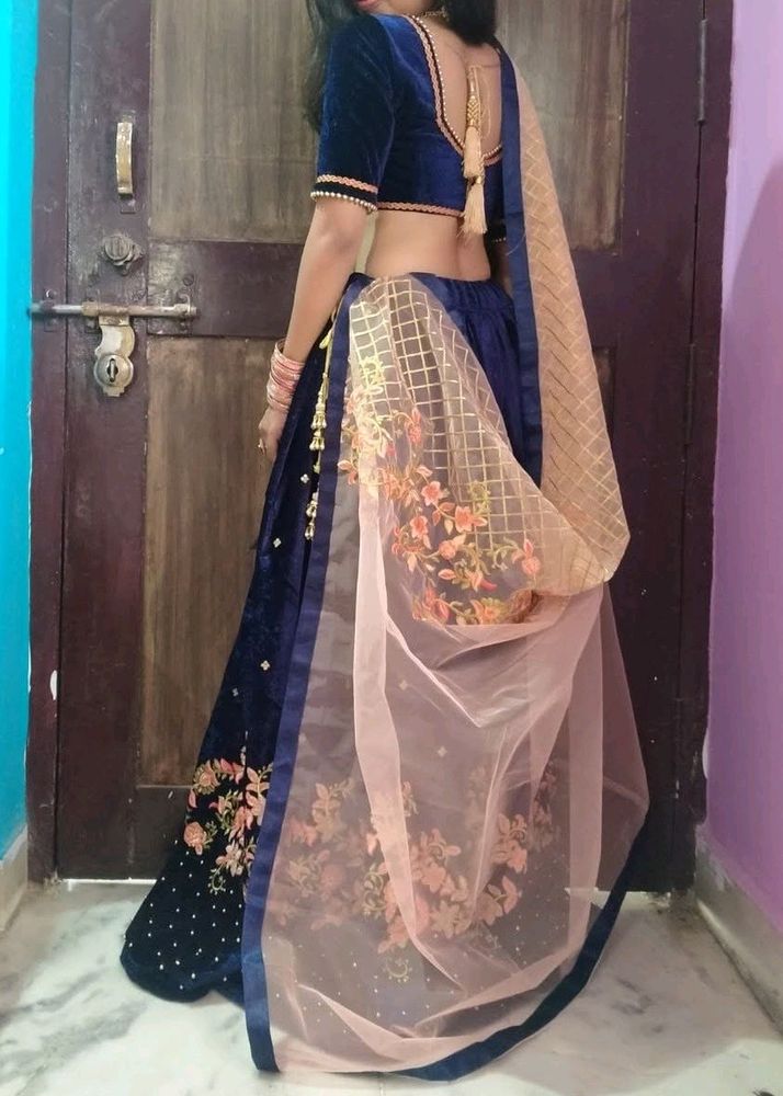Ethnic Lehnga Choli With Dupatta