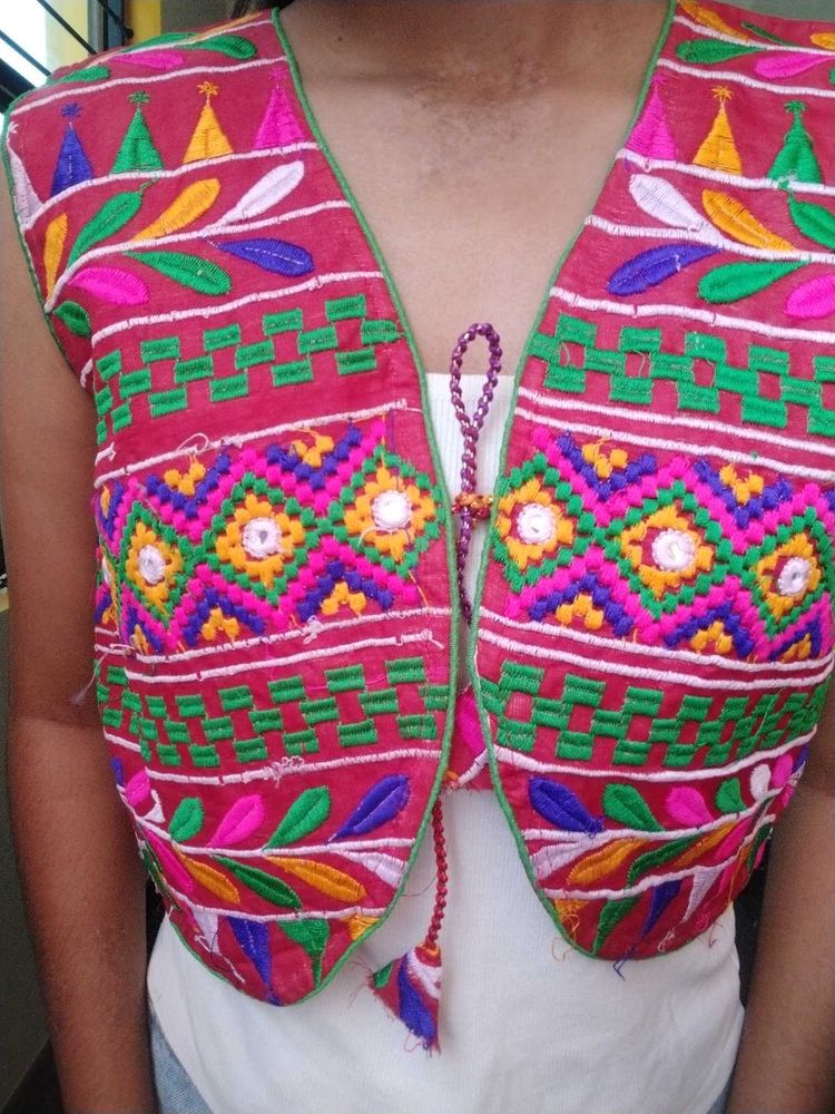 Vibrant Embroidered Ethnic Jacket