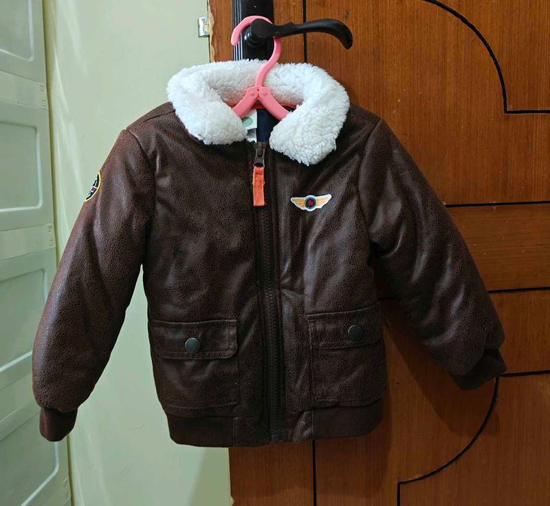 Aviator Jacket with Sherpa Collar