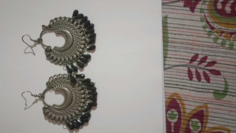 Boho Ethnic Jhumka Earrings