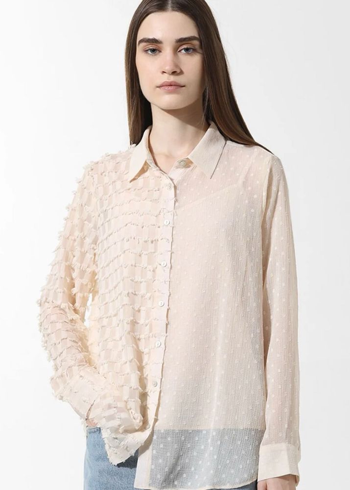 Off White Self Design Shirt