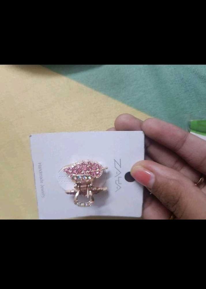 Cute Rhinestone Hair Claw Clip