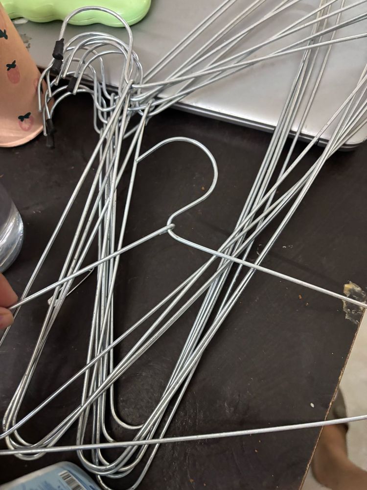 Set of Metal Clothes Hangers-10