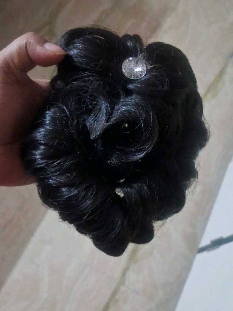 Sparkly Hair Bun Accessory