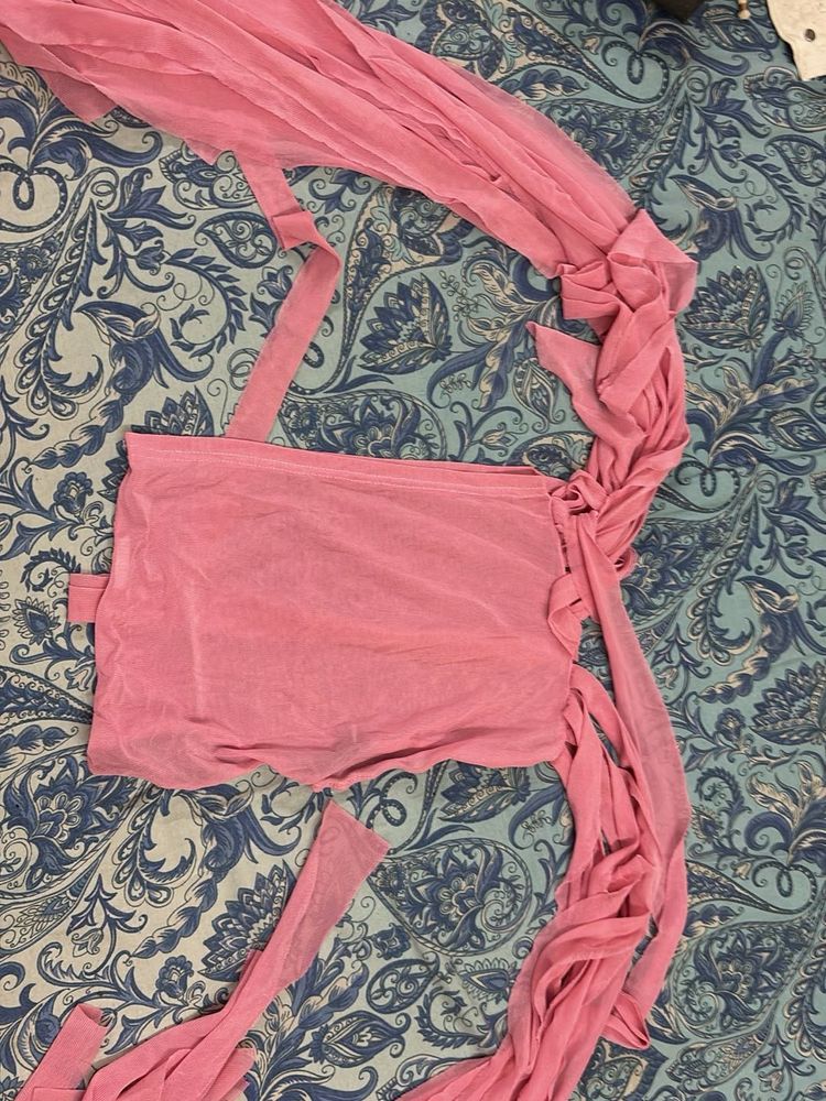 Pink Flowy Top