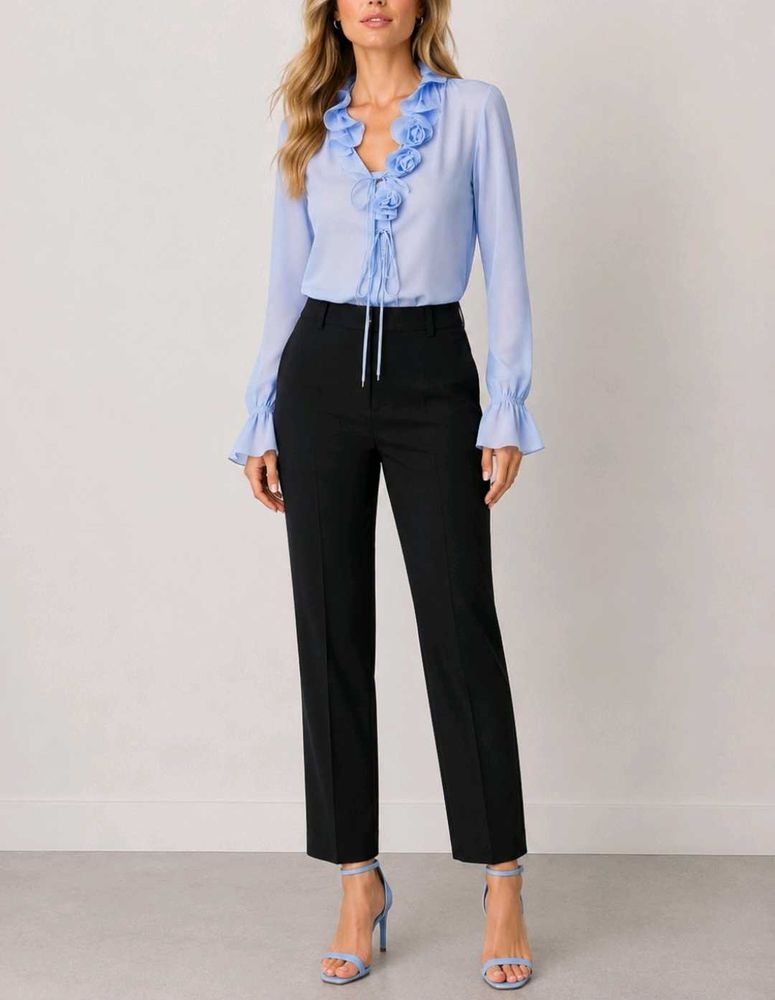 0014 Mid-Rise Tailored Trousers (Imported)