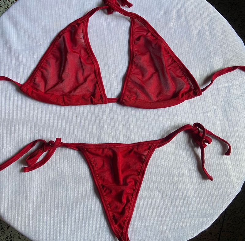 Sexy Red Bikini Set