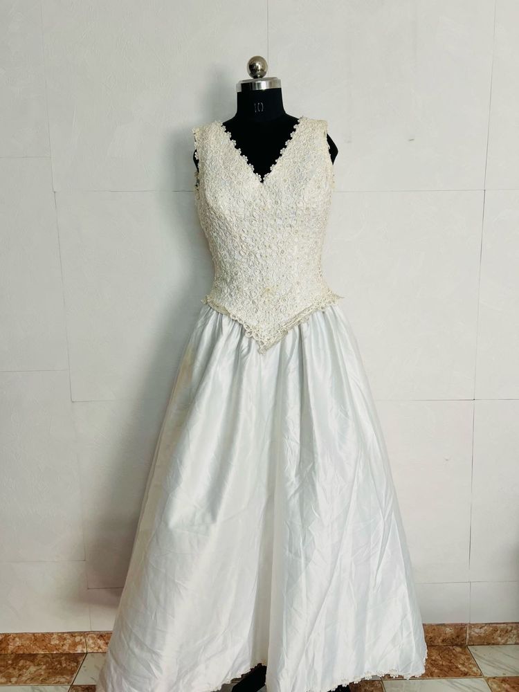 Elegant White Bridal Gown