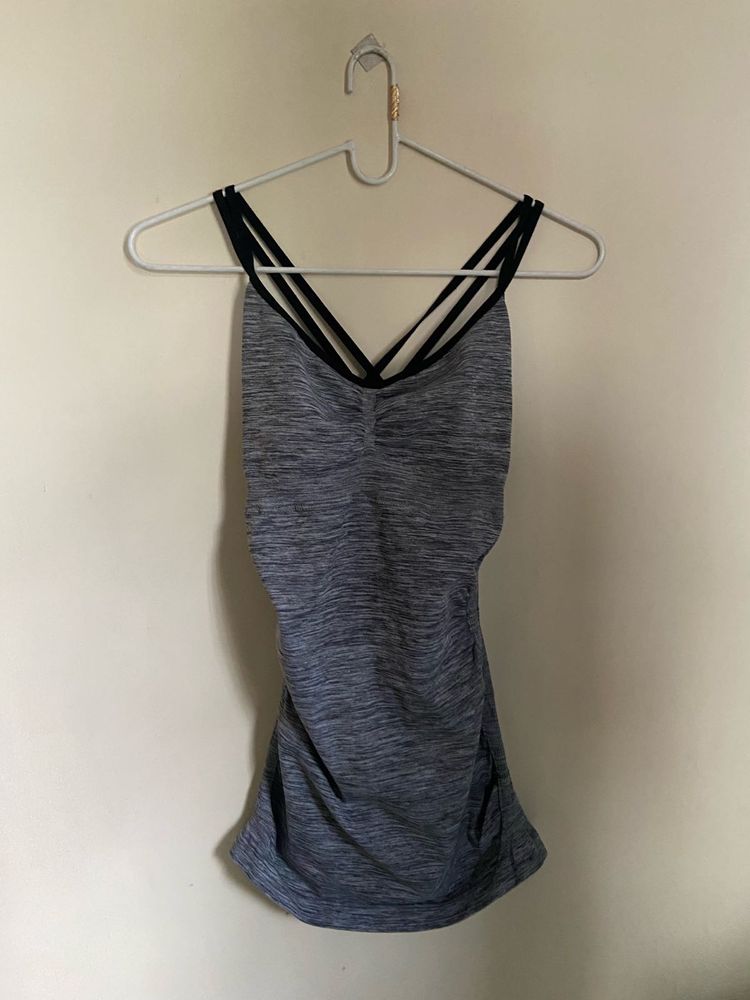 Athletic Grey Heathered Tank Top