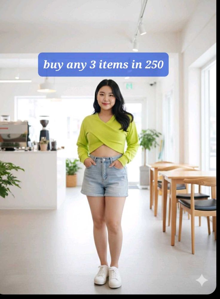 Cute Neon Green Crop Top