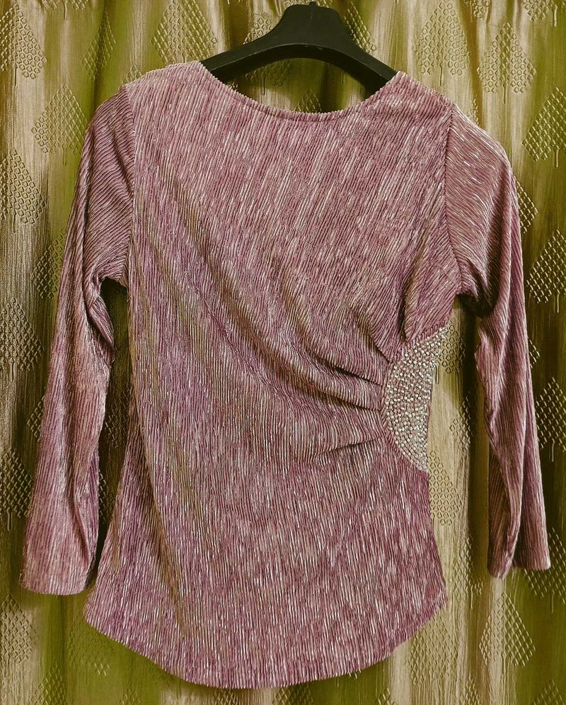 Sparkly Pink Party Top