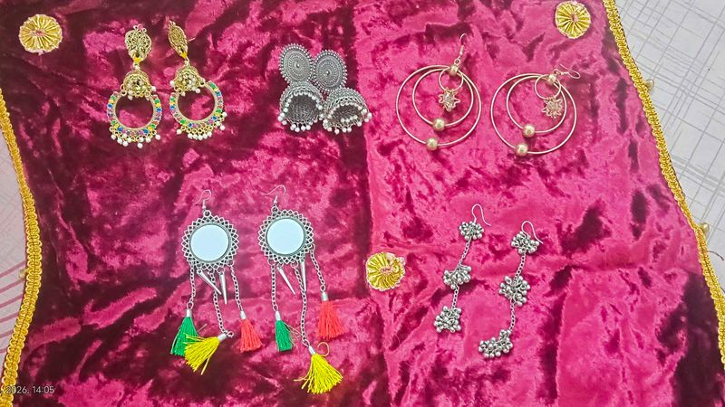 Assorted Ethnic Earrings Set
