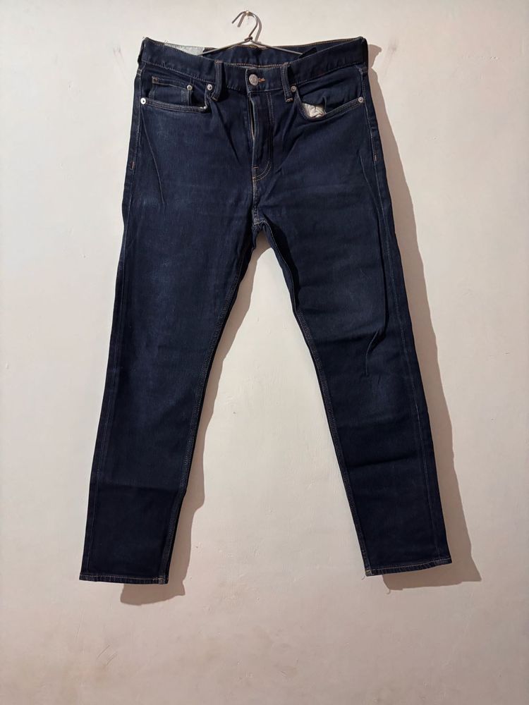 Men's Dark Wash Denim Jeans