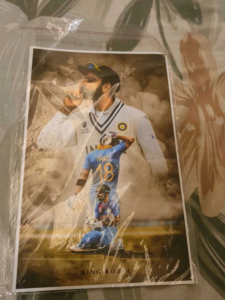 Virat Kohli Fan Art Print