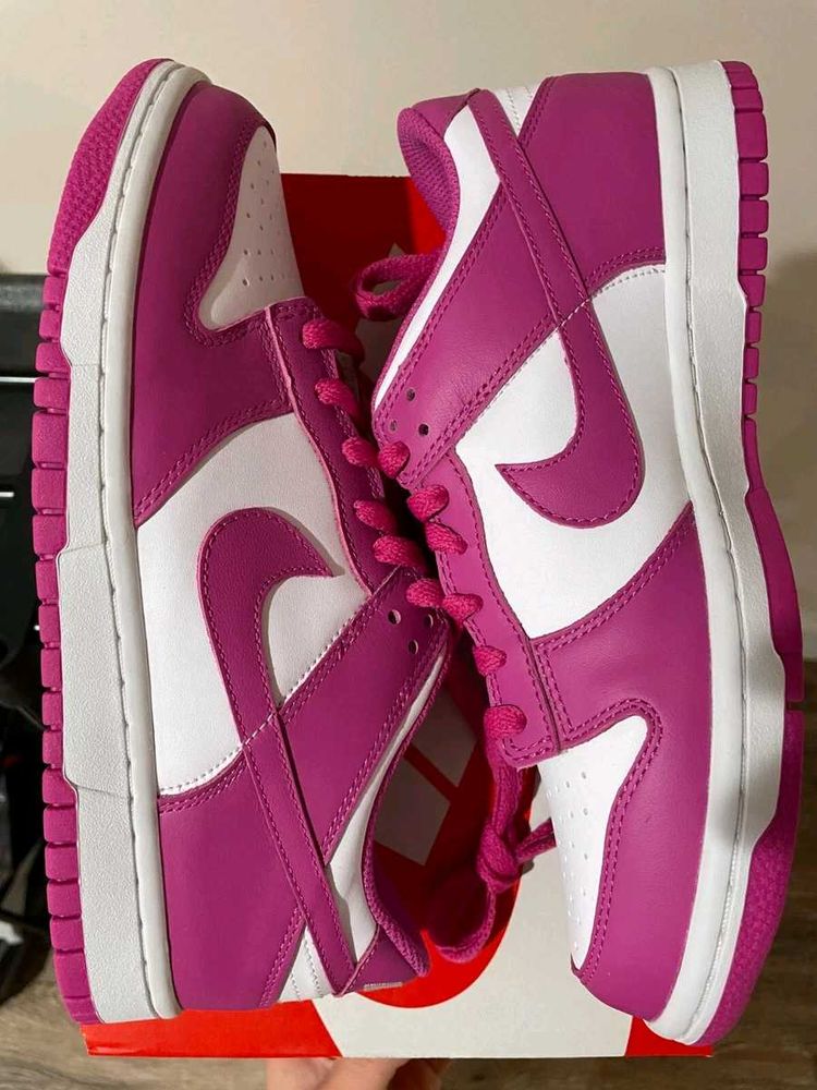 Nike Dunk Low Hot FuchsiaPink Women Sneakers
