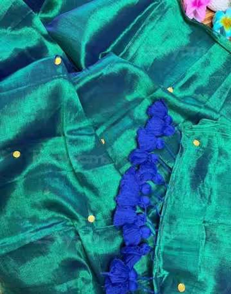 tissue star gini tassel pallu saree