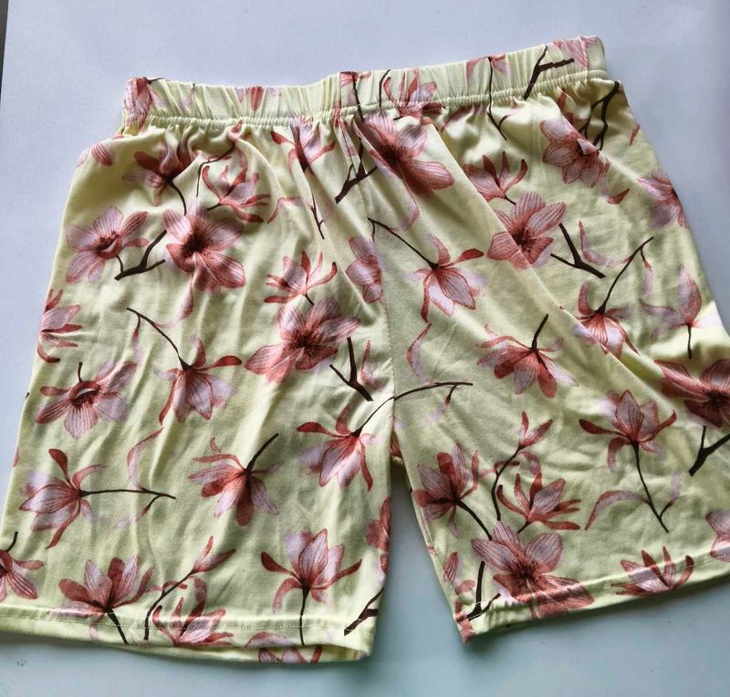 Floral Pajama Shorts