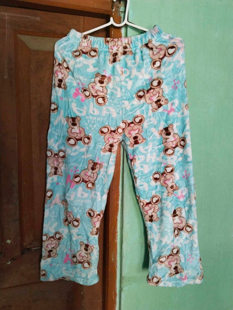 length 34,Cute Teddy Bear Pajama Pants