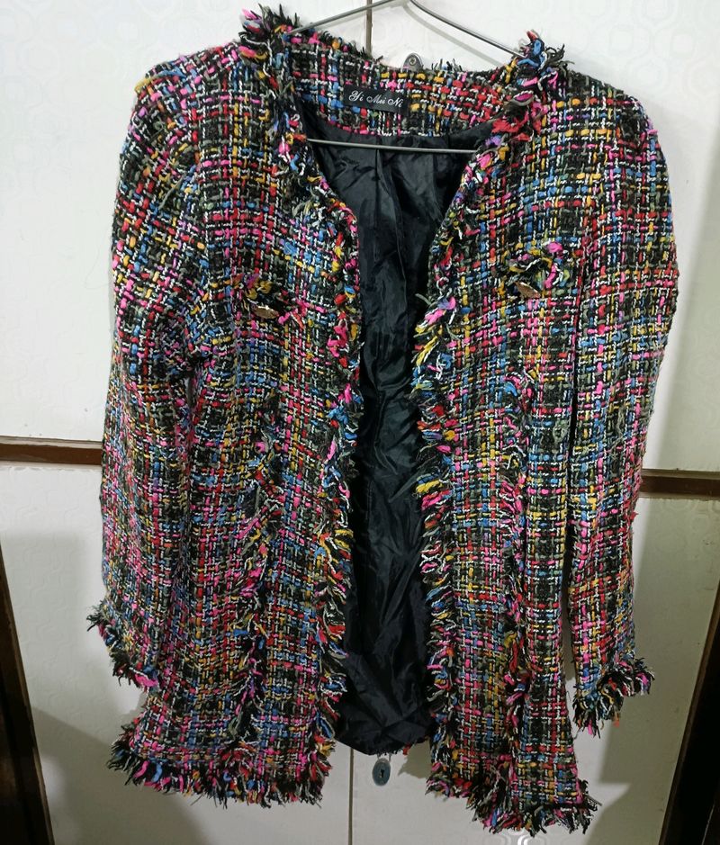 Colorfull Open Jacket For Girls