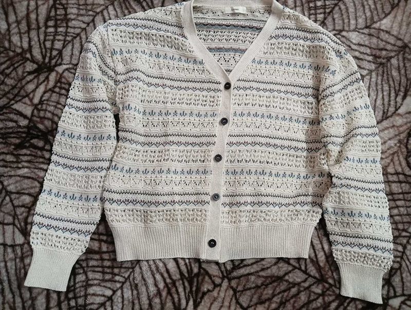 Crochet Knit Cardigan