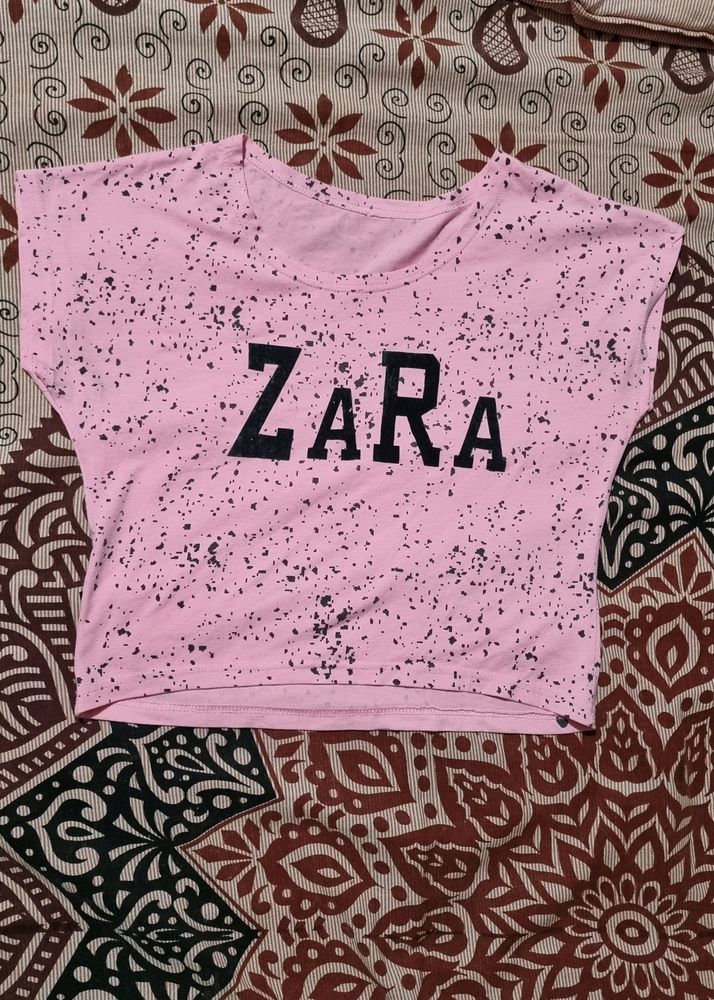 Pink Oversize T Shirt