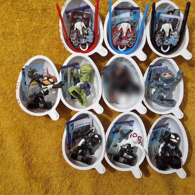 Kinder Joy × Spider-Man Edition–Combo of 9 Figures