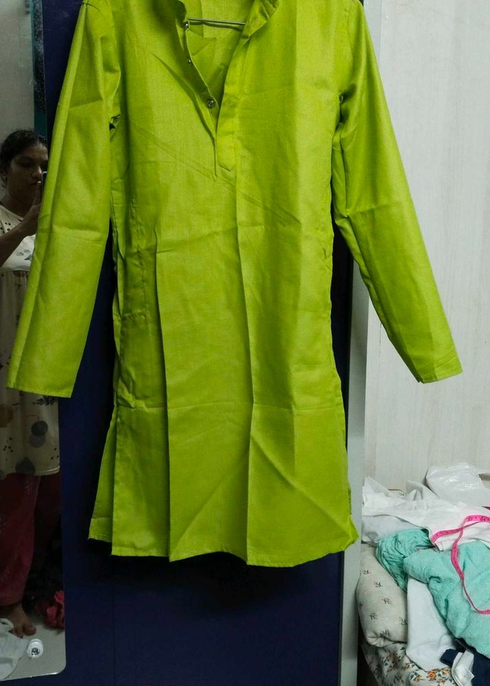 Lime Green Kurta
