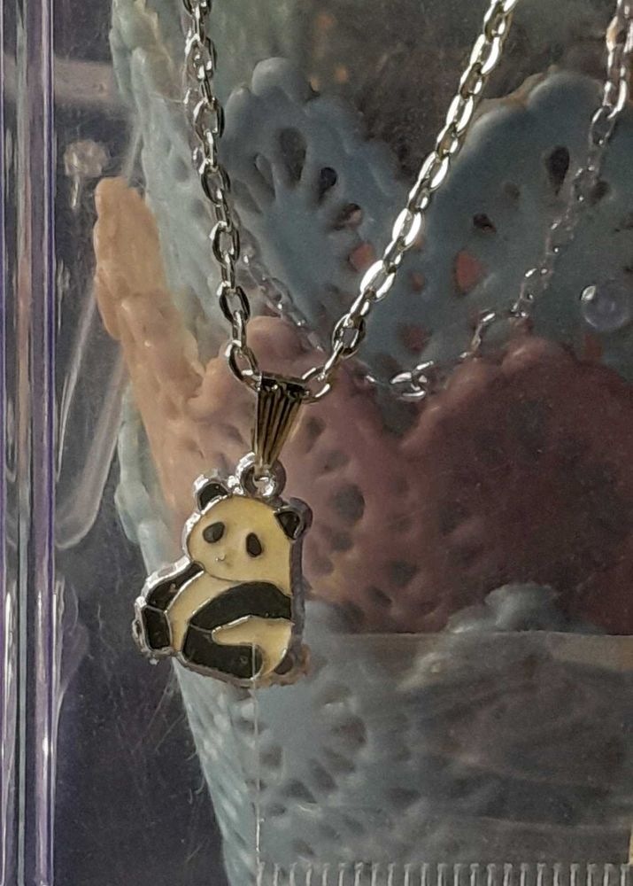 Cute Panda Pendant Necklace