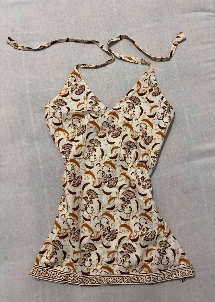 Boho Halter Neck Cami Top