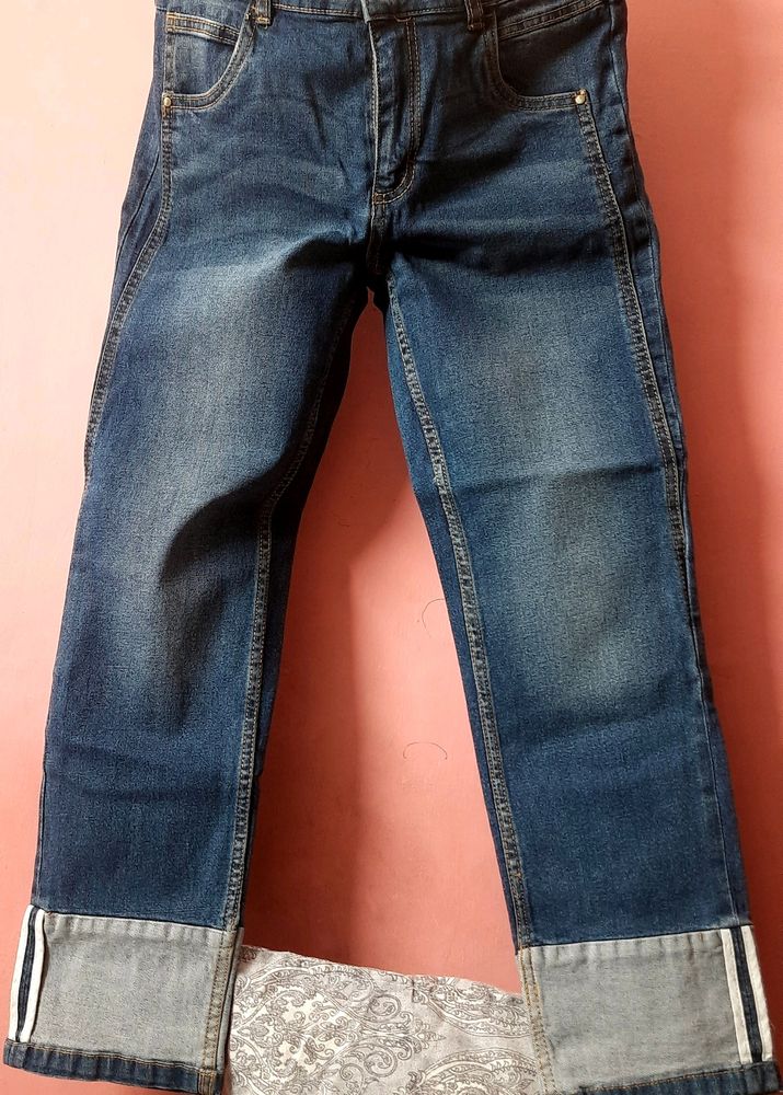 Denim Washed Jeans +FREE GIFT