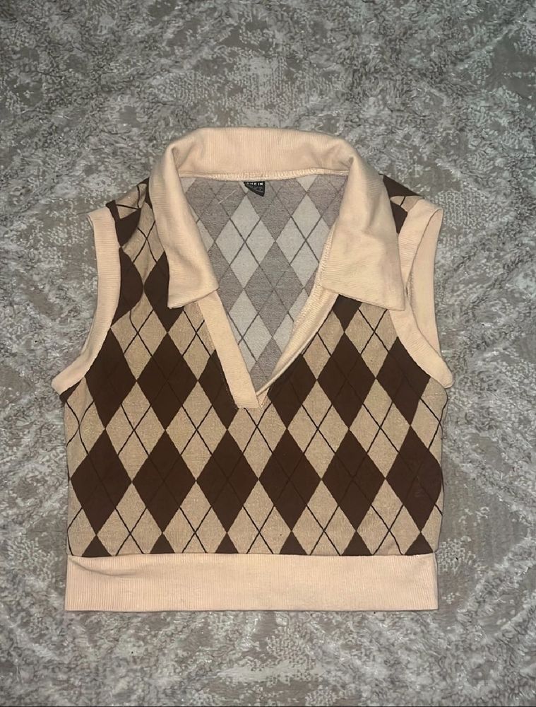 Plaid crop top