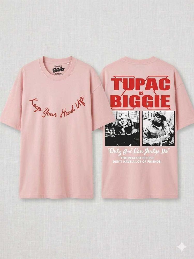 Men's Pink Graphic T-Shirt