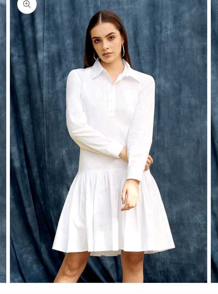 Chic White Shirt Dress