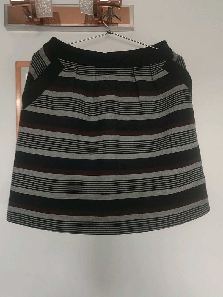 Striped Mini Skirt