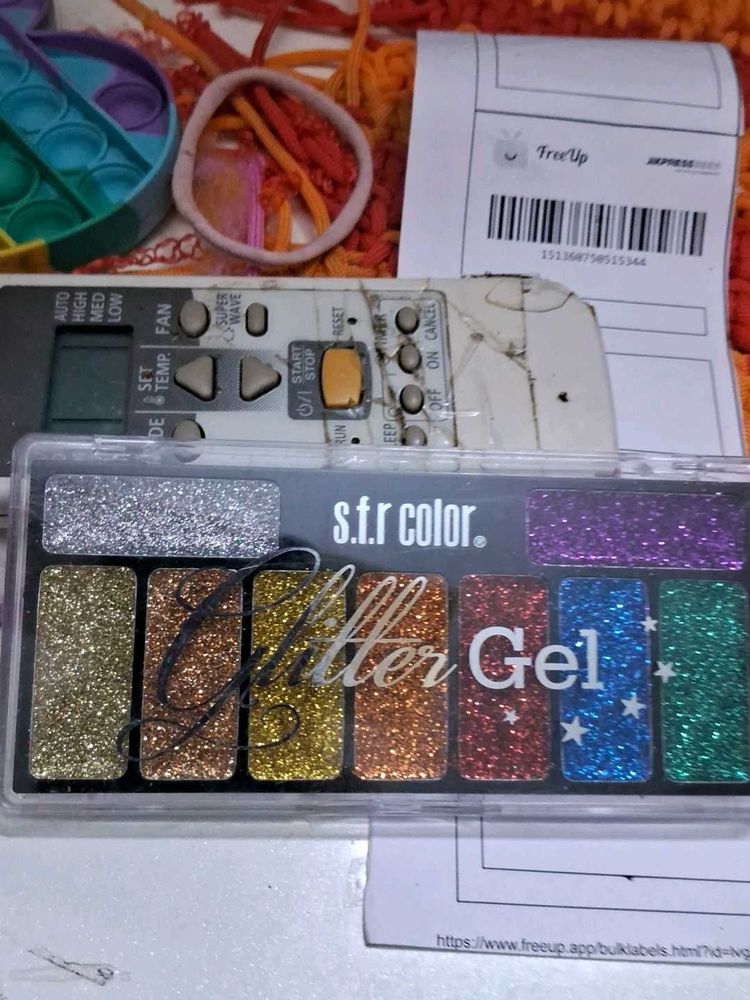 S.T.R Color Glitter Gel Palette