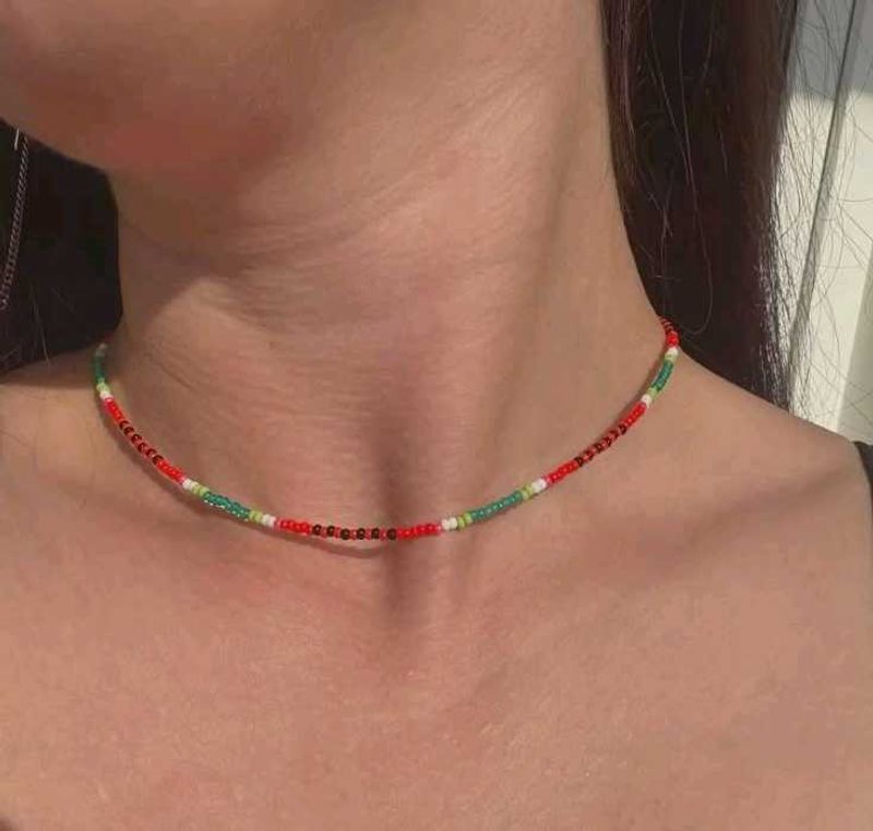 Beaded Choker Necklace