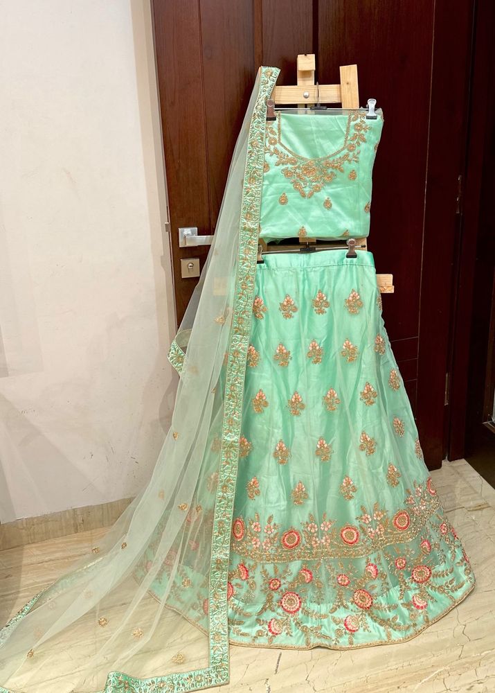 Brand New Mint Green Lehenga Choli