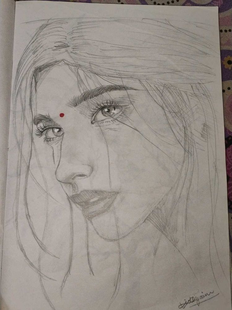 Handmade Pencil Sketch Portrait