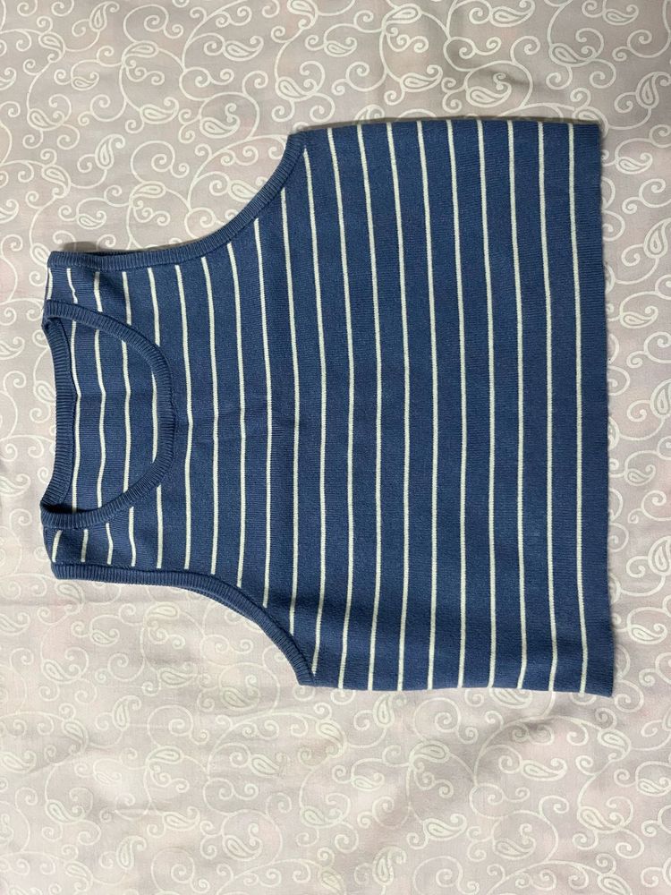Striped Sleeveless Top