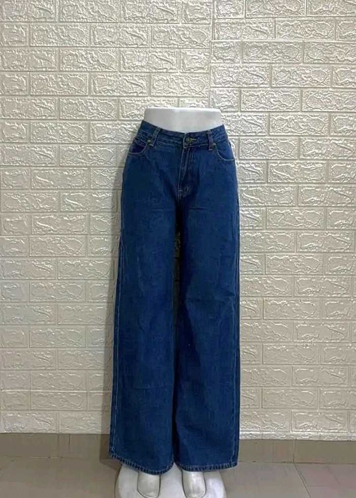 Dark Wash Wide Leg Jeans